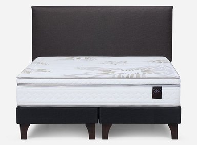 JUEGO DE DORMITORIO ROSEN CAMA EUROPEA ART 4 KING + RESPALDO CONNOR - 1