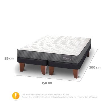 CAMA EUROPEA CIC ANATOMIC BD 2 PLAZAS - 3
