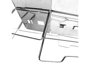 PARRILLA PORTÁTIL DOITE HEXA GRILL ACERO - 4