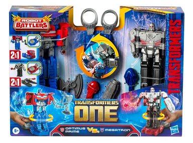 FIGURA DE ACCIÓN TRANSFORMERS ONE ROBOT BATTLERS OPTIMUS PRIME (ORIEN PAX) Y MEGATRON (D-16) - 12