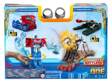 FIGURA DE ACCIÓN TRANSFORMERS ONE ROBOT BATTLERS OPTIMUS PRIME (ORIEN PAX) Y MEGATRON (D-16) - 13