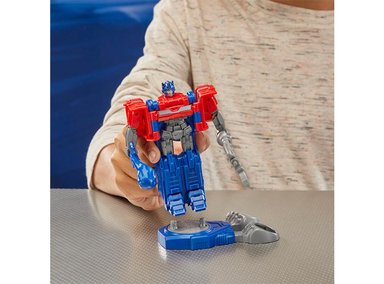 FIGURA DE ACCIÓN TRANSFORMERS ONE ROBOT BATTLERS OPTIMUS PRIME (ORIEN PAX) Y MEGATRON (D-16) - 8