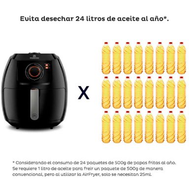 FREIDORA DE AIRE MADEMSA 5 LTS MAF50 - 6