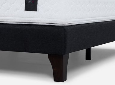 JUEGO DE DORMITORIO ROSEN CAMA EUROPEA ART 4 KING + RESPALDO FERRARA - 4