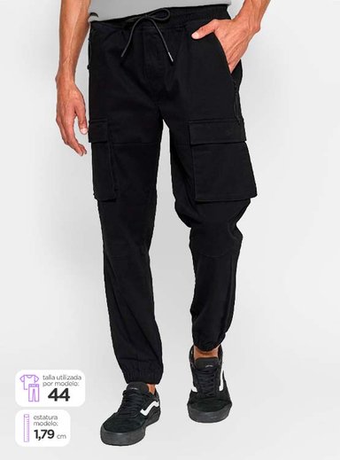 PANTALÓN ALGODÓN HOMBRE BARBADOS JOGGER CARGO - 1