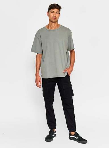 PANTALÓN ALGODÓN HOMBRE BARBADOS JOGGER CARGO - 4