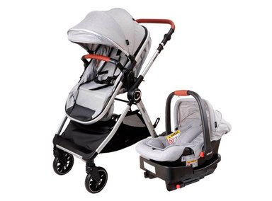 COCHE TRAVEL SYSTEM ROMANZO X1-D GRIS - 1