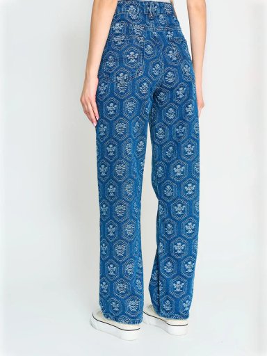 JEANS ALGODÓN STRAIGHT MUJER PEPE JEANS JACQUARD - 4