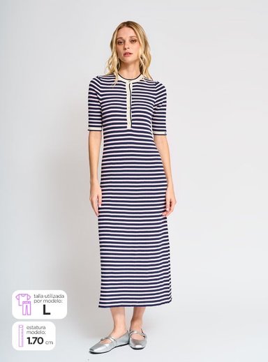 VESTIDO ALGODÓN MUJER PEPE JEANS BLANCO INÉS - 1