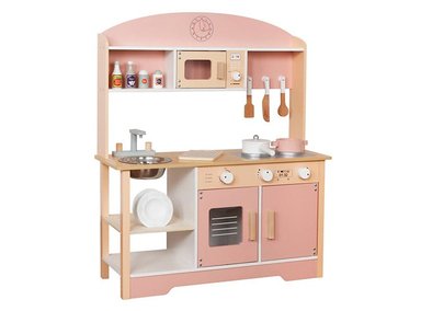 COCINA MONTESSORI ROSA + ACCESORIOS - 3
