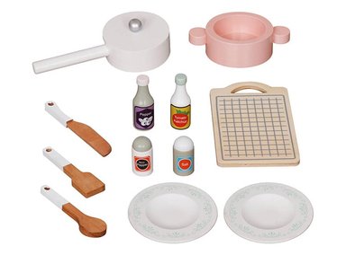 COCINA MONTESSORI ROSA + ACCESORIOS - 5