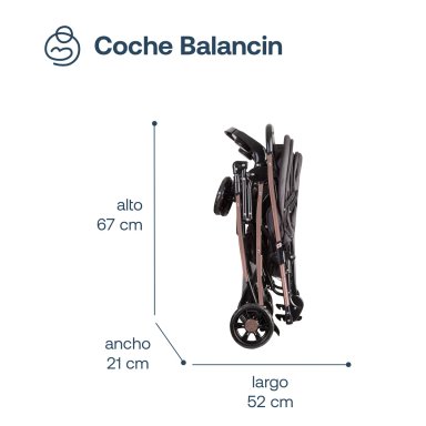 COCHE BALANCIN B50SX DORADO BEBESIT - 4