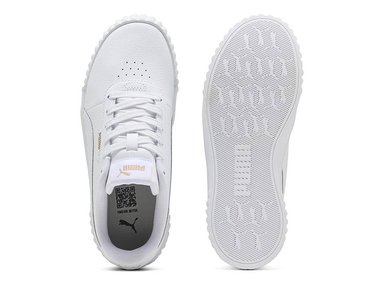 ZAPATILLAS ESCOLARES UNISEX PUMA BLANCO CARINA 3.0 JR - 3