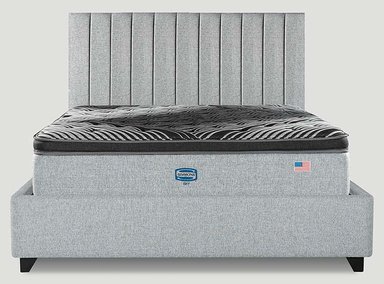 CAMA EUROPEA SIMMONS SKY KING B/D + RESPALDO TIBET - 1