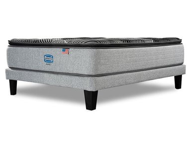 CAMA EUROPEA SIMMONS SUNSET 1.5PL B/N + RESPALDO TIGNES - 5