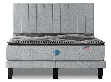CAMA EUROPEA SIMMONS SUNSET 2PL B/D + RESPALDO TIBET - 1