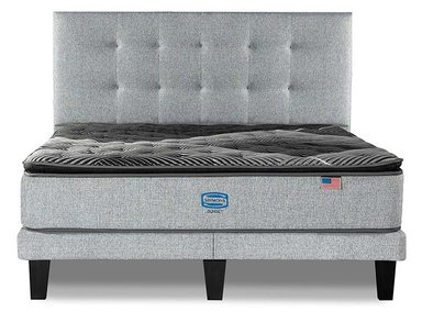 CAMA EUROPEA SIMMONS SUNSET 2PL B/D + RESPALDO TIGNES - 1