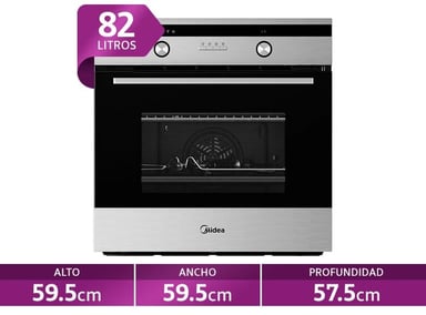 HORNO ELÉCTRICO EMPOTRABLE MIDEA 82L CON GRILL Y CONVECCIÓN MBOG2BA-90ECBS - 1