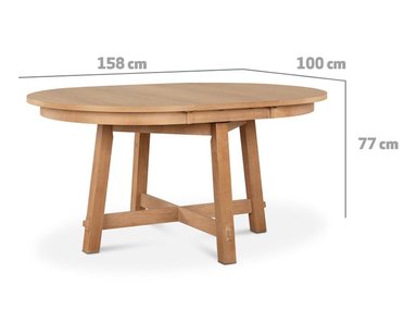 JUEGO DE COMEDOR CIC PRESTON EXTENSIBLE 6S - 8