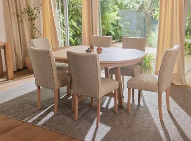 JUEGO DE COMEDOR CIC PRESTON EXTENSIBLE 6S - 10