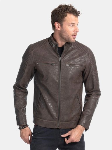 CHAQUETA HOMBRE ELLUS CAFE - 1