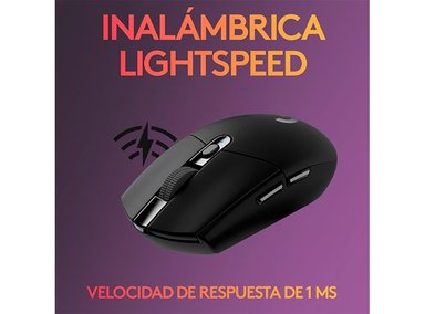 MOUSE INALÁMBRICO LOGITECH G305 LIGHTSPEED NEGRO - 3