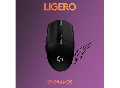 MOUSE INALÁMBRICO LOGITECH G305 LIGHTSPEED NEGRO - 5