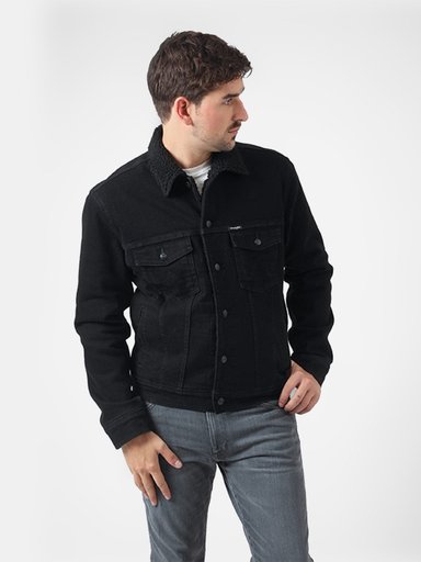 CHAQUETA HOMBRE WRANGLER CON CUELLO FORRADO - 1