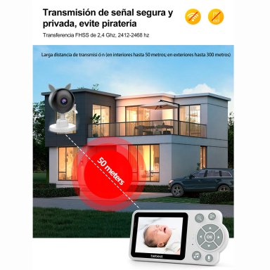 MONITOR CAMARA SMARTGUARD 2.0 4X ZOOM CON RUIDO BLANCO - 2