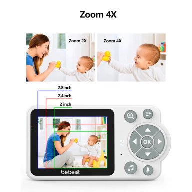 MONITOR CAMARA SMARTGUARD 2.0 4X ZOOM CON RUIDO BLANCO - 9