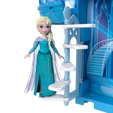 MUÑECA DISNEY PRINCESAS CASA DE S CASTILLO DE ELSA APILABLE - 4