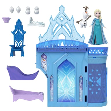 MUÑECA DISNEY PRINCESAS CASA DE S CASTILLO DE ELSA APILABLE - 5