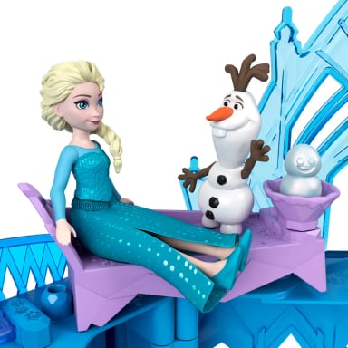 MUÑECA DISNEY PRINCESAS CASA DE S CASTILLO DE ELSA APILABLE - 7