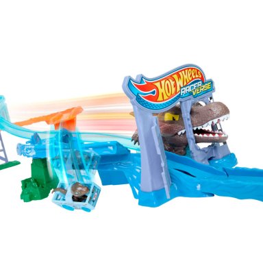 HOT WHEELS RACERVERSE PISTA DE JUGUETE JURASSIC WORLD - 3