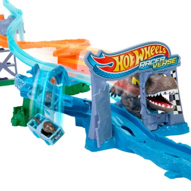 HOT WHEELS RACERVERSE PISTA DE JUGUETE JURASSIC WORLD - 6
