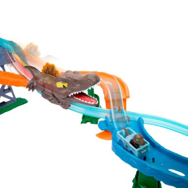 HOT WHEELS RACERVERSE PISTA DE JUGUETE JURASSIC WORLD - 7