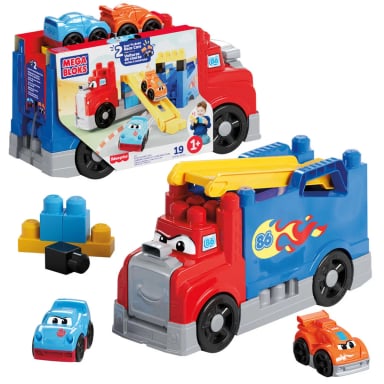 MEGA BLOKS JUGUETE CONSTRUCCIÓN GRÚA ¡CONSTRUYE Y COMPITE! - 1