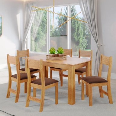 JUEGO COMEDOR ALTAVISION CAFÉ VIOLETA 6 SILLAS - 6
