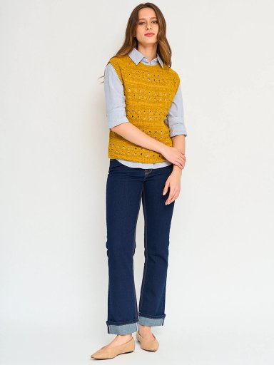 SWEATER MUJER REGATTA SIN MANGAS CALADO - 4