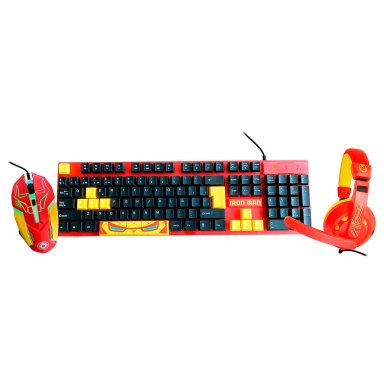 KIT GAMER DISNEY IRON MAN WINDOWS 3 EN 1 - 1