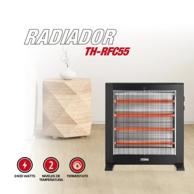 ESTUFA ELÉCTRICA THOMAS RADIADOR TH-RFC55 - 2
