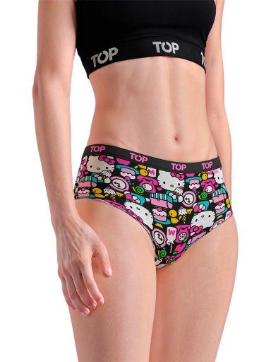 PACK 3 CALZONES PANTALETAS ALGODÓN MUJER TOP MULTICOLOR M206HKP3C1 - 4