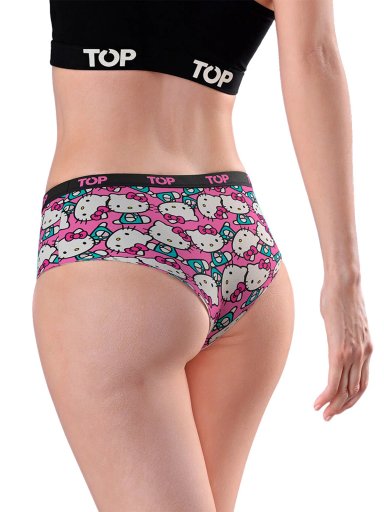 PACK 3 CALZONES PANTALETAS ALGODÓN MUJER TOP MULTICOLOR M206HKP3C1 - 5