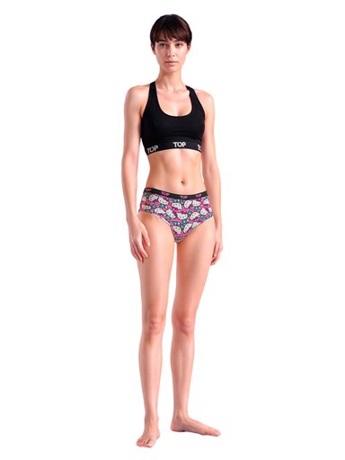 PACK 3 CALZONES PANTALETAS ALGODÓN MUJER TOP MULTICOLOR M206HKP3C1 - 6