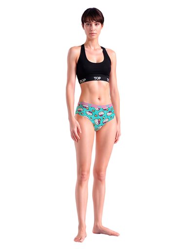 PACK 3 CALZONES PANTALETAS ALGODÓN MUJER TOP MULTICOLOR M206HKP3C1 - 7