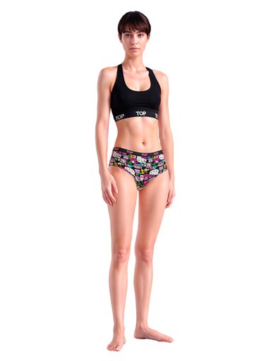PACK 3 CALZONES PANTALETAS ALGODÓN MUJER TOP MULTICOLOR M206HKP3C1 - 8