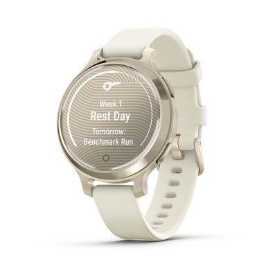 SMARTWATCH GARMIN LILY 2 ACTIVE DORADO LUNAR GOLD BONE SILICONE - 2