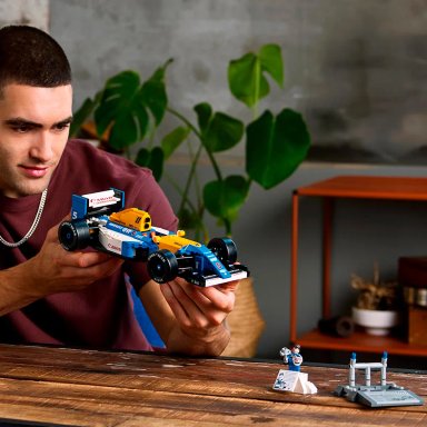 JUEGO BLOQUE LEGO F1 WILLIAMS FW14B Y MANSELL - 3