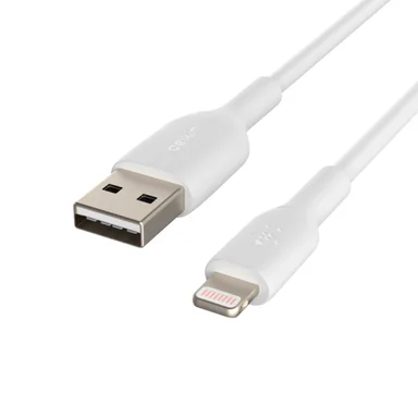 CABLE CARGA BELKIN BOOSTCHARGE LIGHTNING A USB-A BLANCO - 5