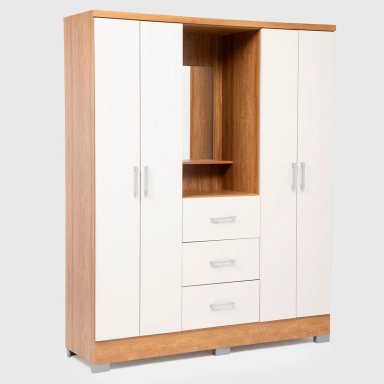 CLÓSET ROCA BEIGE OLIVIA 4 PUERTAS 3 CAJONES - 1